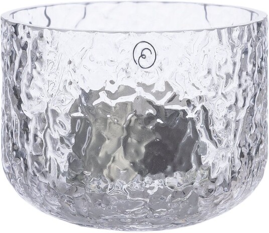 Ernst Lyslykt Ø8 cm Mønstret Glass for Telys