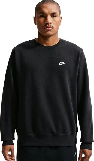 Nike Club Fleece Crew Sort S Nike Club Fleece Crew Sort S