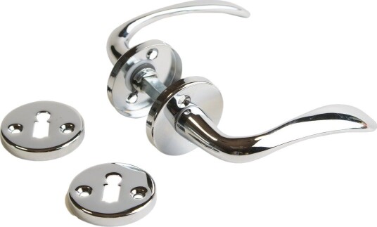 Nobrand Dørhåndtak Ballerup Blank Krom CC30mm Nobrand Dørhåndtak Ballerup Blank Krom CC30mm