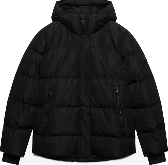 Superdry Hooded 5 Baffle Sports Puffer BLACK 10