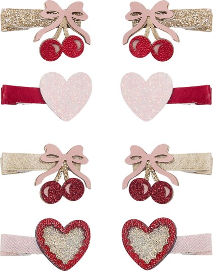 Mimi & Lula 8 Hair Clips Fancy Cherries MULTI One Size