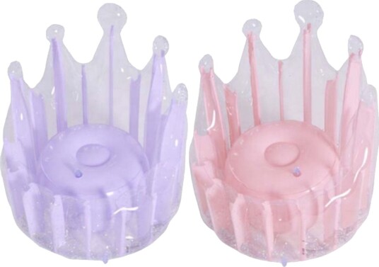 Jilong Glitter Oppblåsbar Trone Rosa