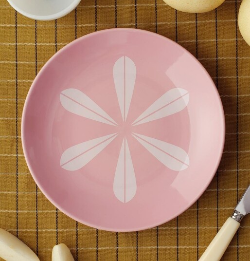 Lucie Kaas Tallerken Lotus 21cm Rosa