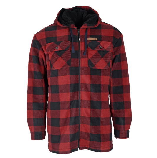 Woodline Fleecejakke Canada Rød