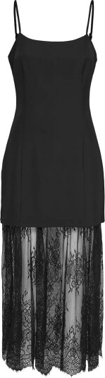 JDY Jdyrosa S/L Fitted Maxi Dress Wvn - BLACK - XS