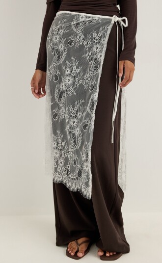 Vila Vialis Wrap Lace Scarf