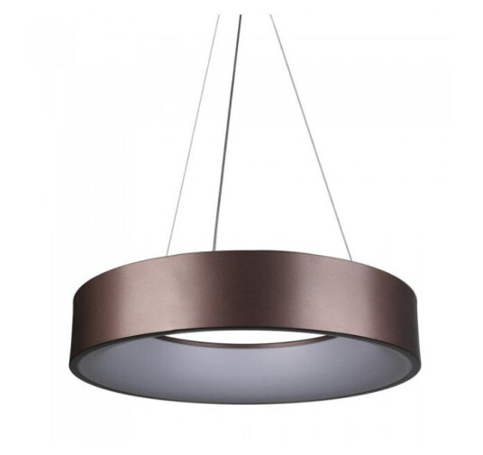 V-Tac 30W LED lysekrone Kaffefarget soft lys dimbar varm hvit inkl. lyskilde : Kulør