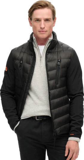 Superdry Storm Softshell Hybrid Jacket   Black   S