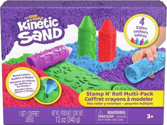 MAKI Kinetic Sand Stamp N' Roll Multipack MAKI Kinetic Sand Stamp N' Roll Multipack