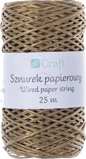Papirstreng Med Wire 25 M Gull Papirstreng Med Wire 25 M Gull