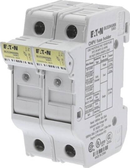 Eaton Sokkel For Sikringsinnsats 10X38 2P 32A 1000Dc Chpv2iu