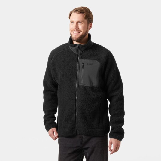 Helly Hansen Panorama Pile Fleecejakke Herre Svart M