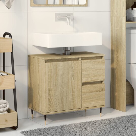  Servantskap sonoma eik 65x33x60 cm konstruert tre 8721102843914