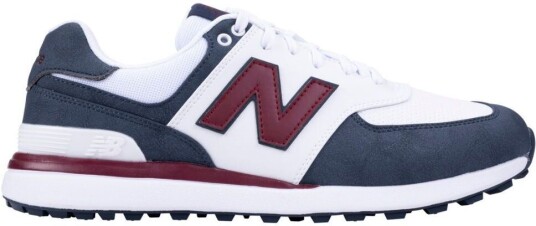 New Balance 574 Greens V2 Golfsko Herre Blå/hvit/rød 43