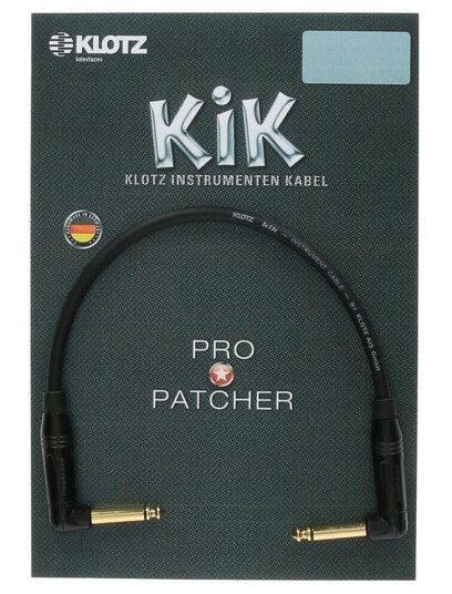 Klotz Kikpa020rr Ubalansert Basic Pedal Patch Med Vinkel Jack 20cm