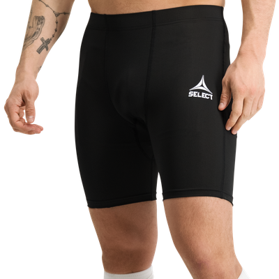 Select Tights Short Baselayer treningsshorts herre Svart 10 y