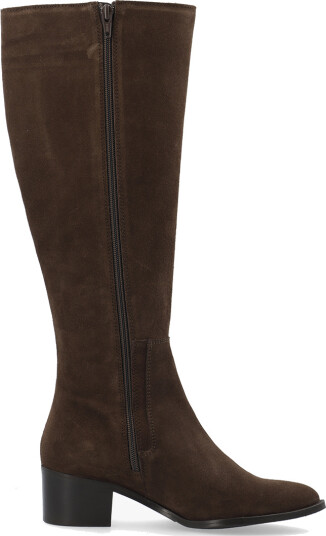 Bianco Carol Chelsea Knee High Boot Oily Suede Brun 42