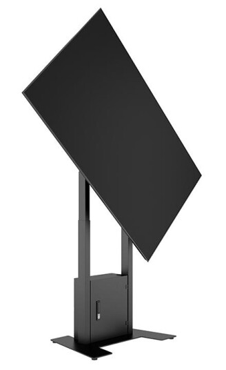 Multibrackets M Motorized Floorbase Flip Vesa 2/3/4/600 43"-86" Black Incl Cabinet Black
