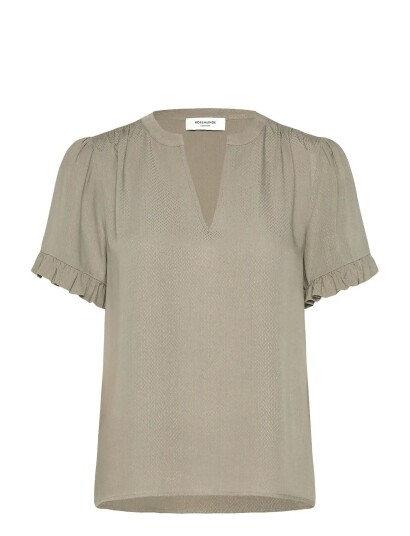 Rosemunde Rwraya Ss Blouse Khaki green 38