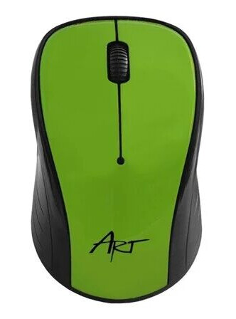 ART AM-92F - Mus - Optisk - 3 knapper - Grnn