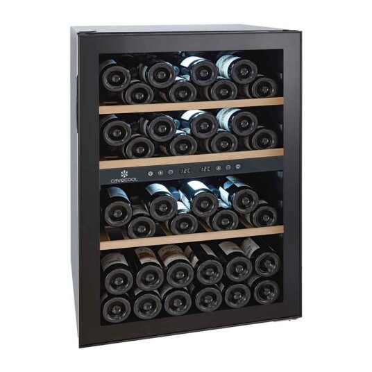 Cavecool Chill Topaz 62 flasker 2 soner Svart Cavecool Chill Topaz 62 flasker 2 soner Svart