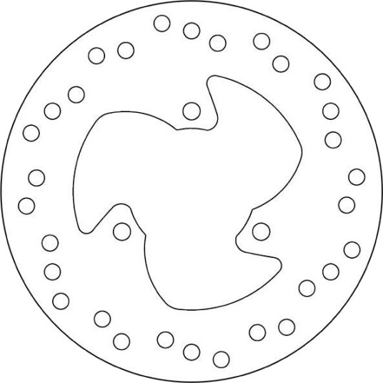 BREMBO 68B407G1 Bremseskive