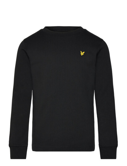 Lyle & Scott Plain Ls T Shirt Black 98 104 Lyle & Scott Plain Ls T Shirt Black 98 104