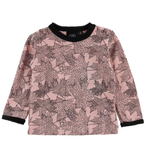 Sofie Schnoor Petit by Genser Ull/Bomull Pulver m. Blader 56 Genser Rosa