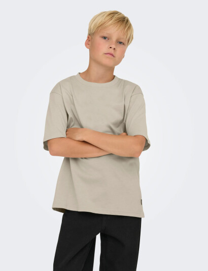 ONLY & SONS Osjfred Life Rlx Ss Tee Jrs Noos Beige 110 116