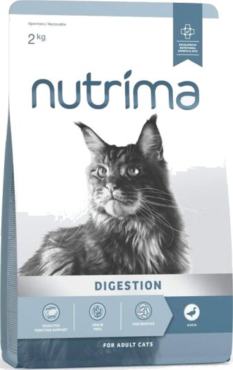 Nutrima Cat Adult Digestion Duck Kattefôr 2 kg