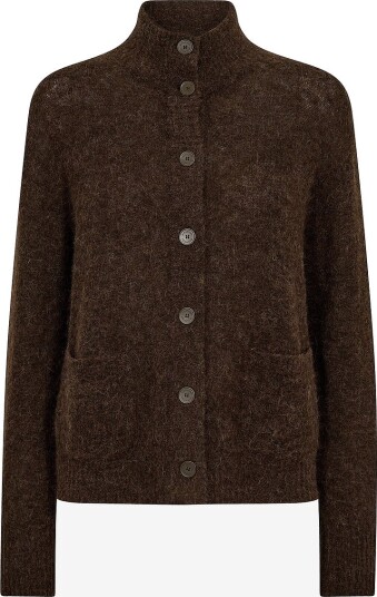 MOS MOSH Kardigan MMMape Knit Cardigan Brun