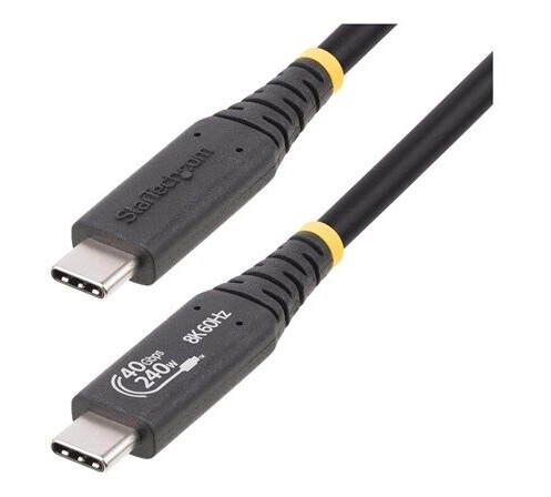 StarTech.com 1m (3.3ft) USB4 Cable USB-IF Certified USB-C Cable 40 Gbps - USB-C cable - 24 pin USB-C to 24 pin USB-C - 1 m