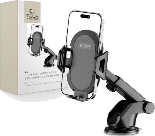 Tech-Protect Universal Car Mount - Mobilholder til bil - Sort