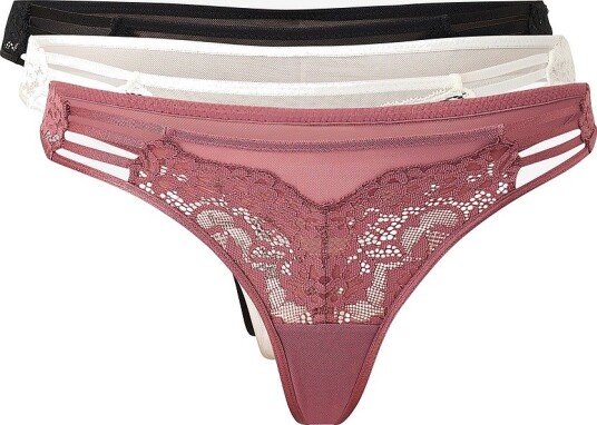 Hunkemöller Briar 3-Pack - Pink - XXL