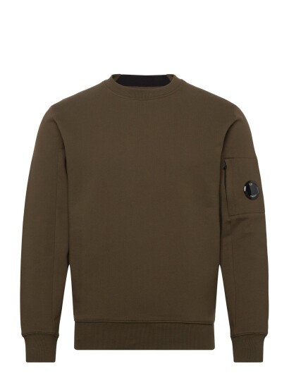 C.P. Company Diagonal Raised Sweatshirt Khaki green XS C.P. Company Diagonal Raised Sweatshirt Khaki green XS