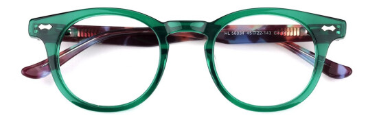 Eo Selection Runde briller Atole fra eo Selection Grønn Acetate Rund Medium