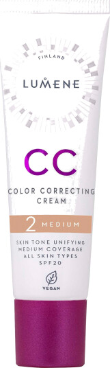 Lumene Cc Color Correcting Cream SPF 20 Medium