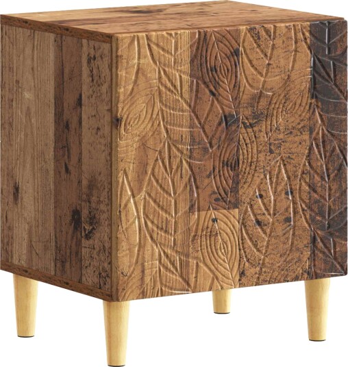  Nattbord Gammelt tre 43 x 34,5 x 50 cm Konstruert tre