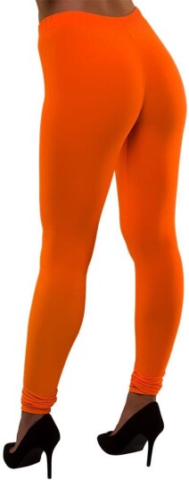 Wicked Costumes Ltd Leggings Neon Oransje XS/S