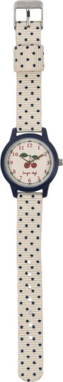 Konges Sløjd Armbåndsur   Cherry/Dot   Konges Sløjd   OneSize   Armbåndsur Beige Hvit Marineblå