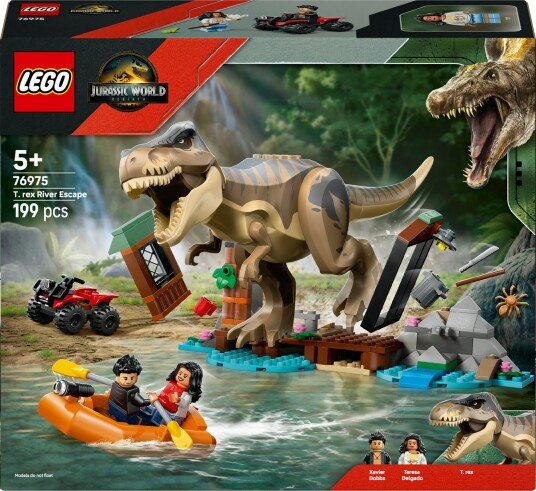 LEGO Jurassic World På flukt fra t. rex byggesett 76975 LEGO Jurassic World På flukt fra t. rex byggesett 76975