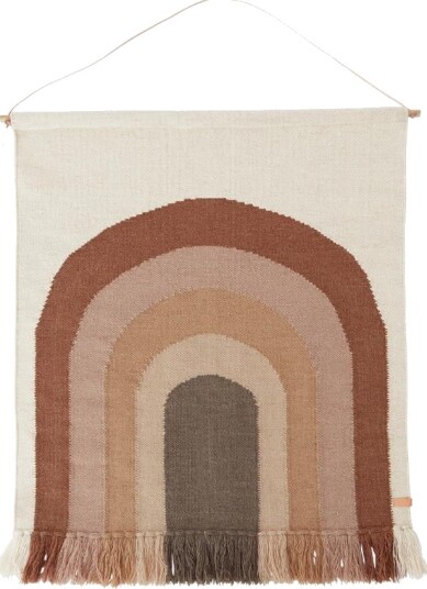 Oyoy Follow the rainbow veggdekorasjon 100x124 cm Choko
