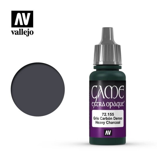 Vallejo Heavy Charcoal 17ml Grå Modellbygger Maling 72.154