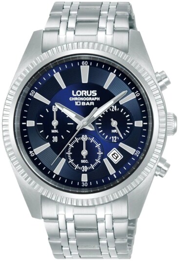 Lorus Herreklokke RT395KX9 Sport Blå/Stål Ø41 mm Lorus Herreklokke RT395KX9 Sport Blå/Stål Ø41 mm