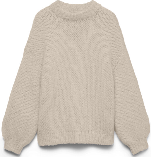 Vero Moda Vmmaybe Ls High Neck Pullover Noos Cream S