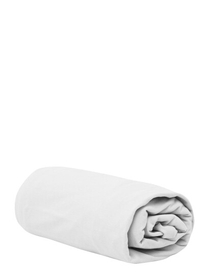 Høie of Scandinavia Formfitted Jersey Sheet - White - 160X200X38CM
