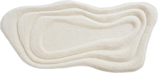 FLOWIE veggpynt 70x150 cm Natural Off White Wool FLOWIE veggpynt 70x150 cm Natural Off White Wool