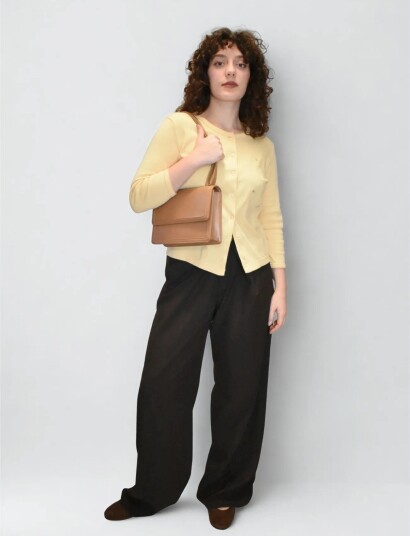 HVISK Callie Glossy Structure Brown ONE SIZE