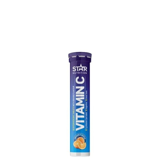 Star Nutrition Vitamin C 20 brusetabletter Appelsin Star Nutrition Vitamin C 20 brusetabletter Appelsin