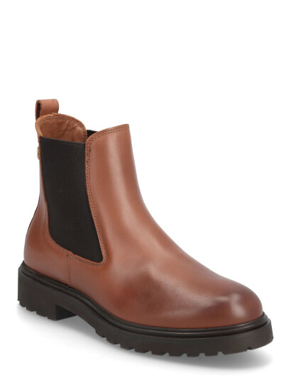 Tommy Hilfiger Th Leather Cleated Chelsea - Brown - 37 Tommy Hilfiger Th Leather Cleated Chelsea - Brown - 37